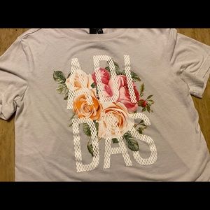 Adidas Floral Crop Top